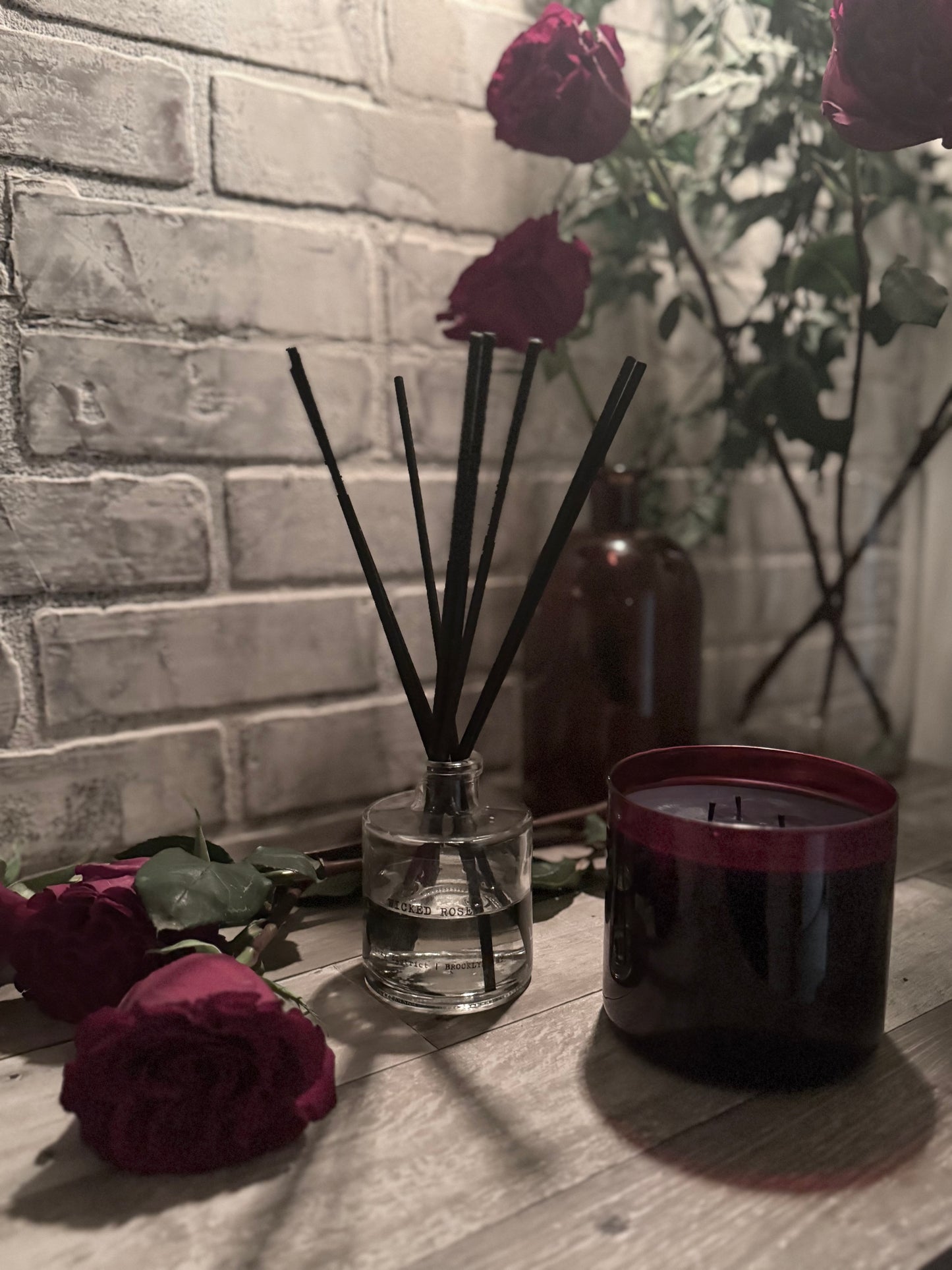 Wicked Rose 3-Wick Candle