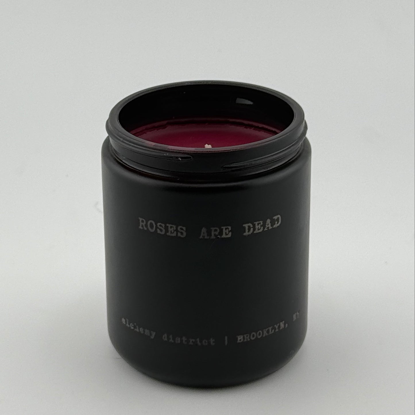 Roses Are Dead Classic Candle Jar