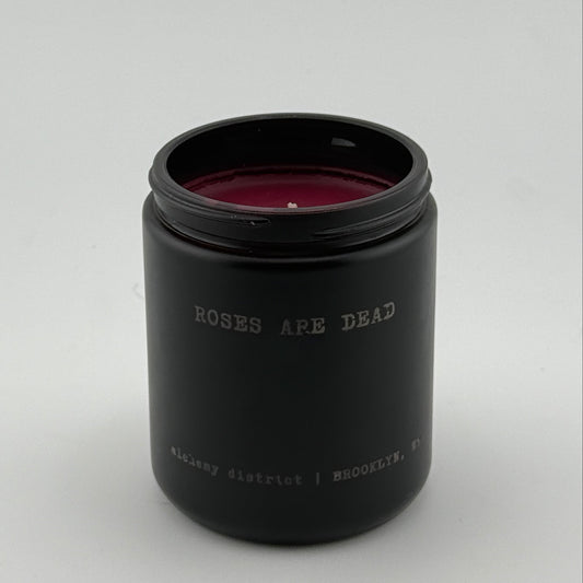 Roses Are Dead Classic Candle Jar
