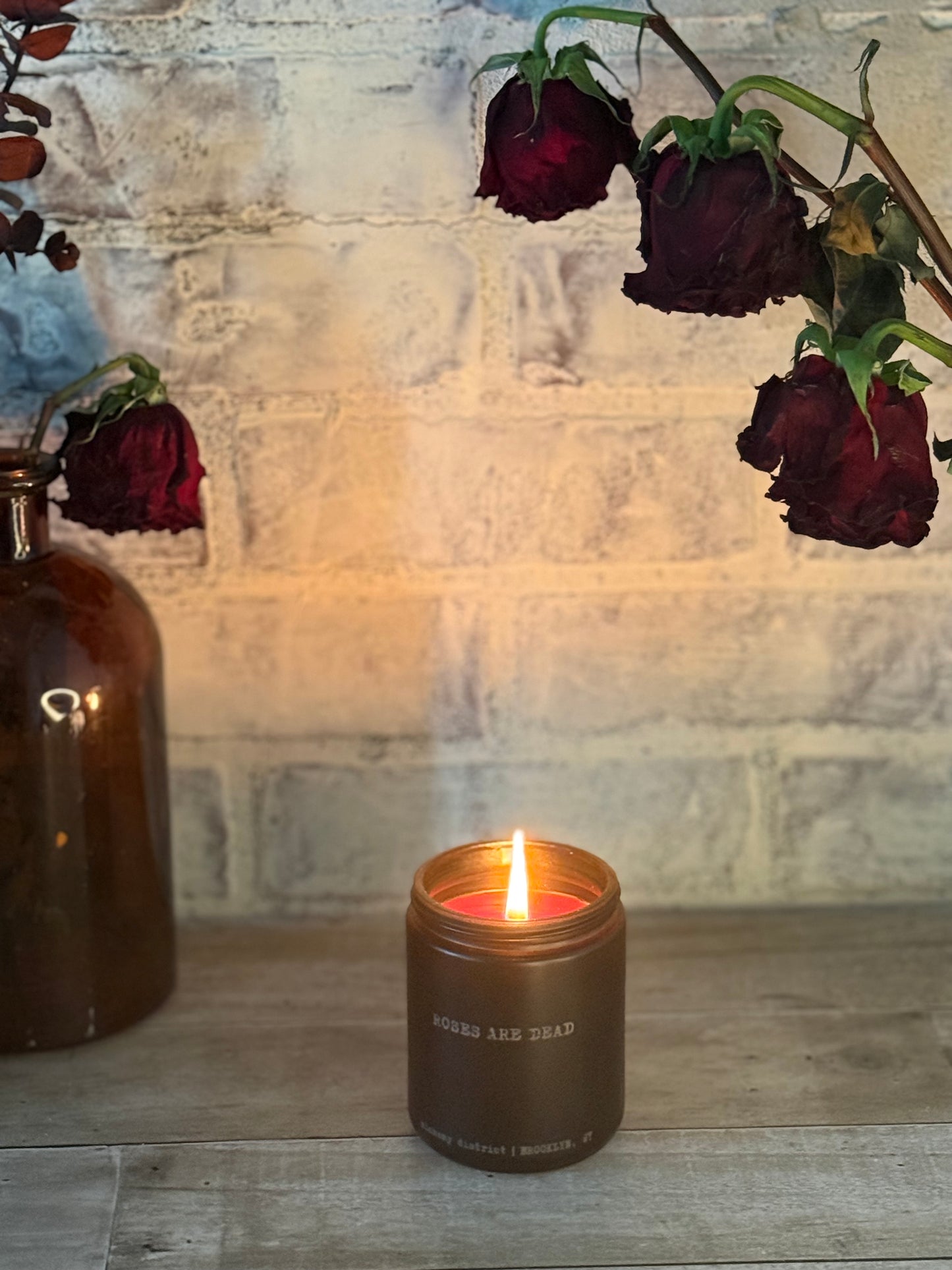 Roses Are Dead Classic Candle Jar