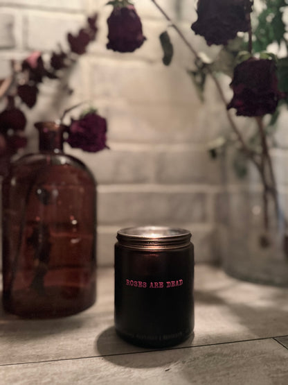 Roses Are Dead Classic Candle Jar